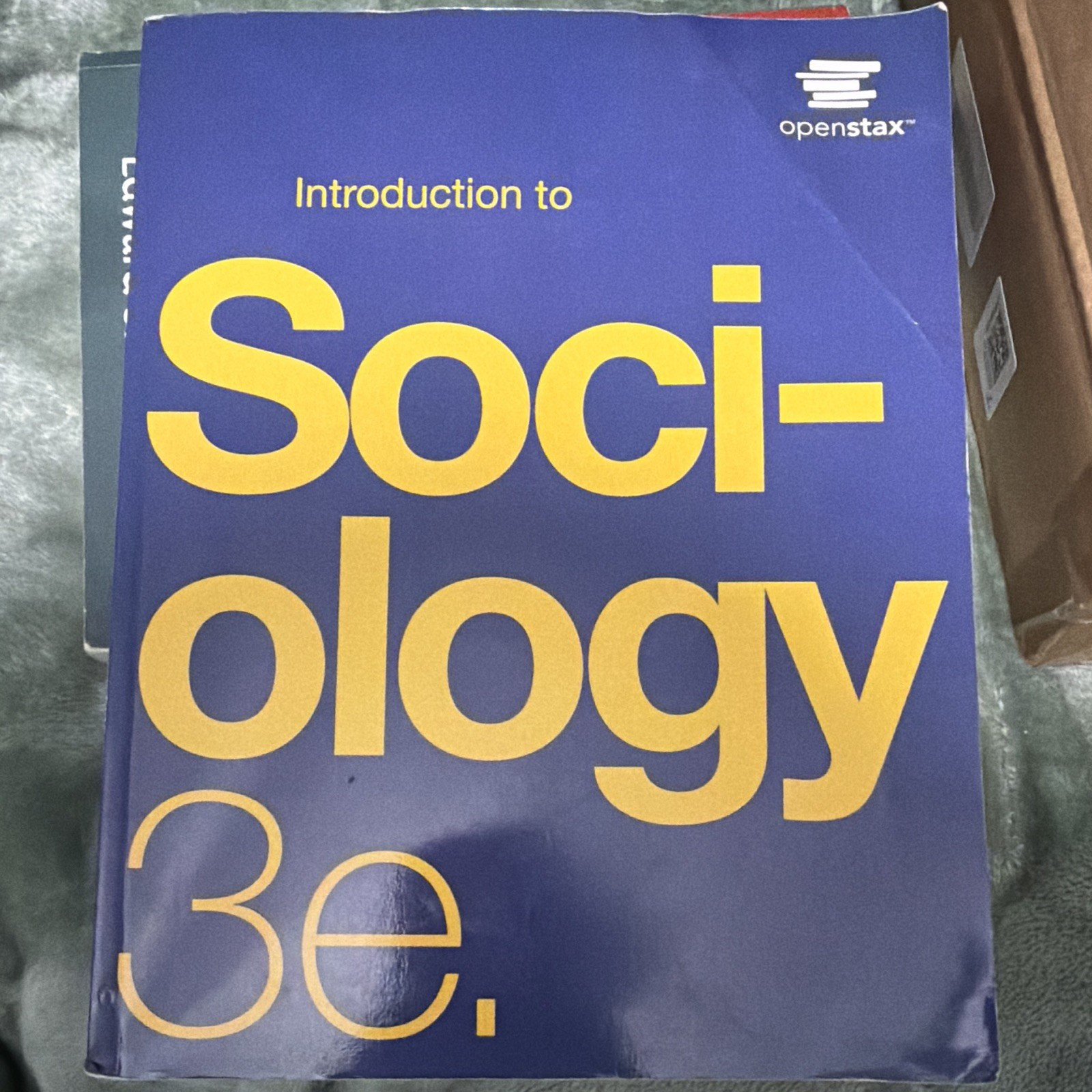 OpenStax Introduction to Sociology 3e Textbook ISBN 9784037532130