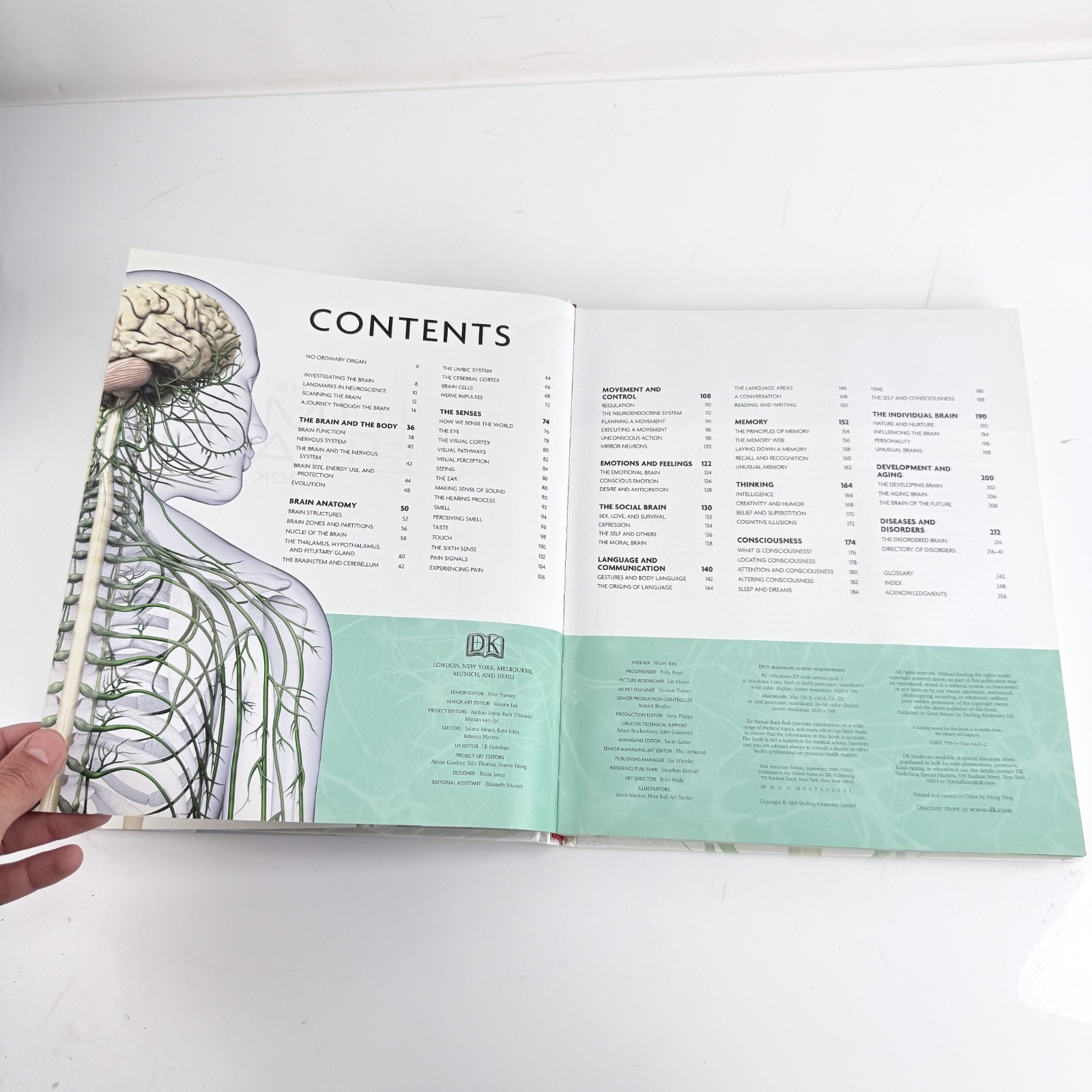 The Human Brain Book by Page, Martyn; Carter, Rita Hardbook