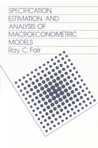 Specification, Estimation, and Analysis of Macroeconomic Models, Hardcover by…