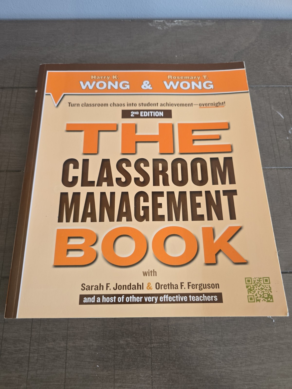 Classroom Management Book by Rosemary T. Wong and Harry K. Wong (2018, Trade…