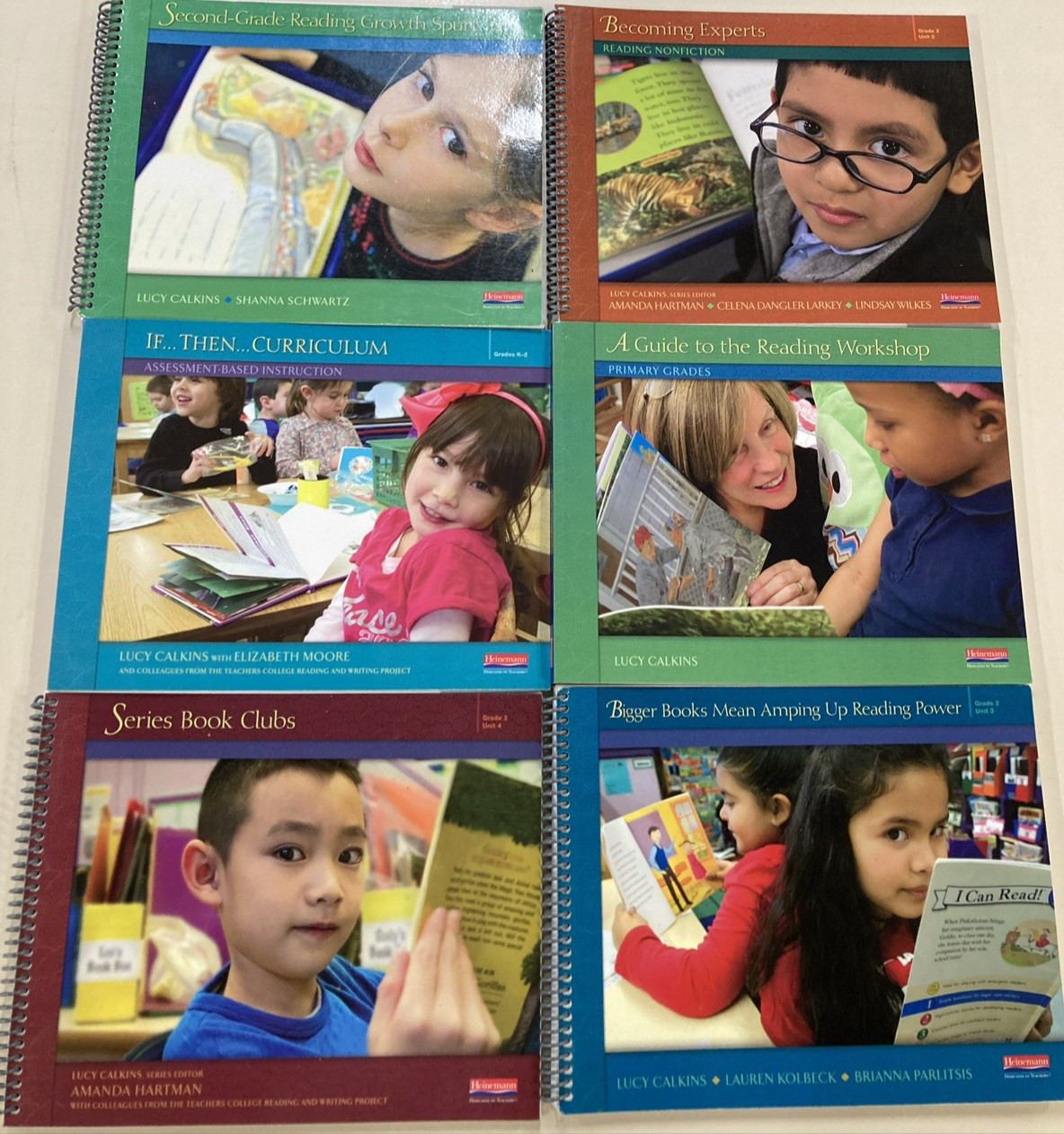 Heinemann lot of 6 Grade 2 Reading Comprehension SC Lucy Calkins 2015 Very Good