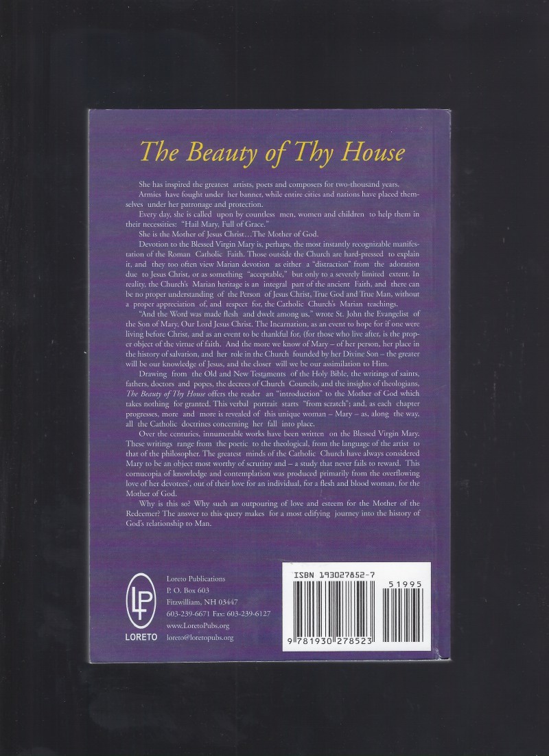 The Beauty of Thy House NEW Large Softcover Book of 374 pages