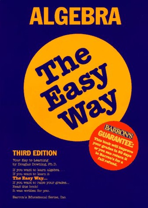 Algebra the Easy Way Paperback Douglas D. Downing