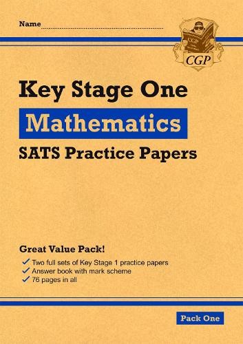 CGP Books KS1 Maths SATS Practice Papers: Pack 1 (for end of year as (Paperback)