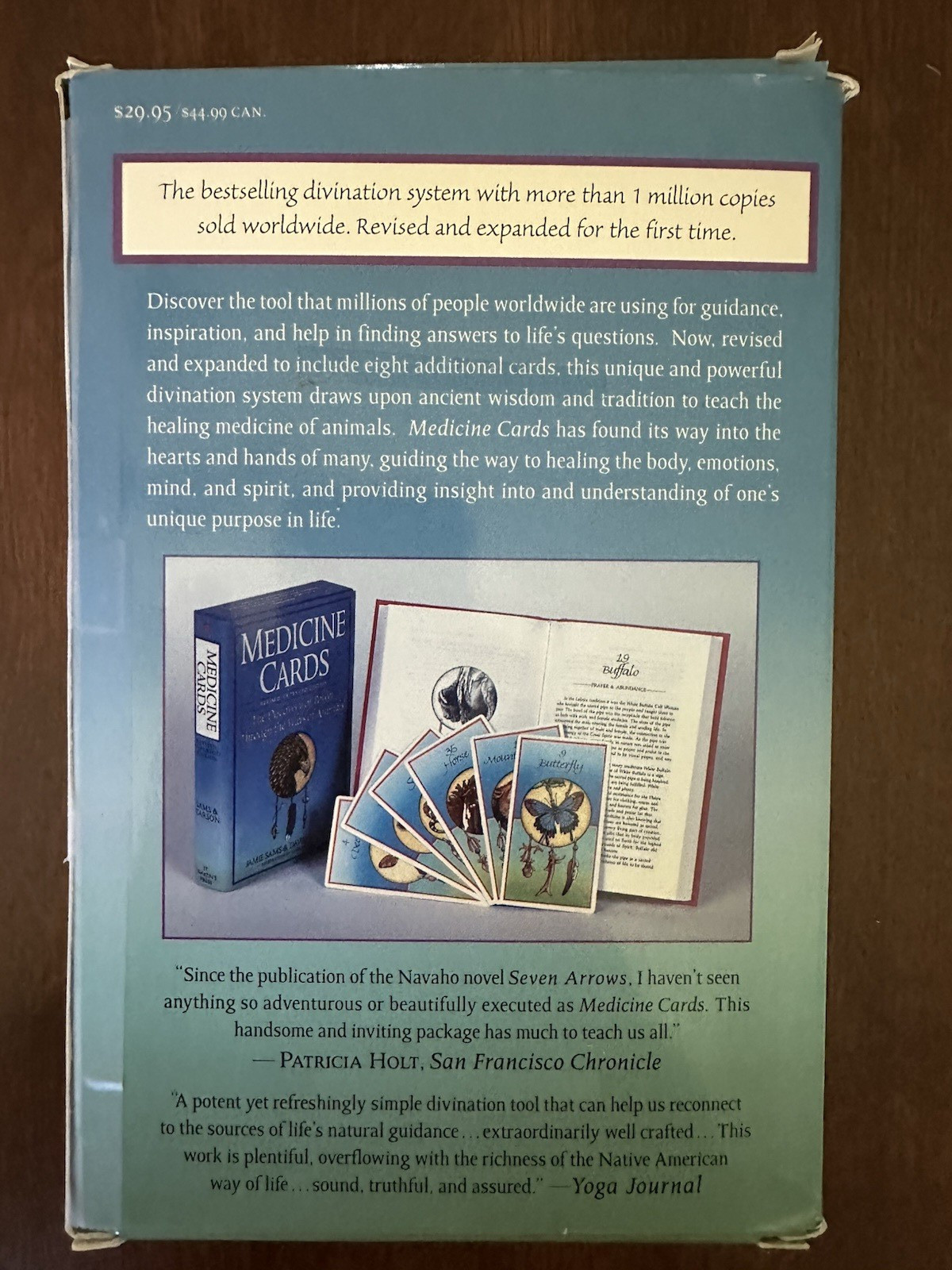 Medicine Cards Book & Card Deck SET by David Carson & Jamie Sams Revised 1999