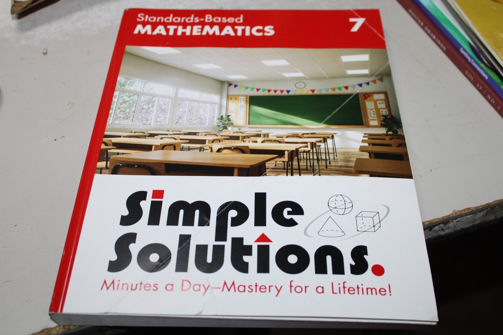 Simple Solutions Mathematics Grade 7 Workbook Unused Cover Crease
