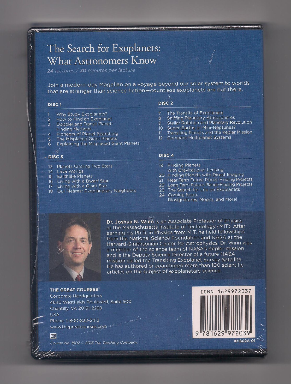 THE SEARCH FOR EXOPLANETS: WHAT ASTRONOMERS KNOW 4-DVD set + Book SEALED