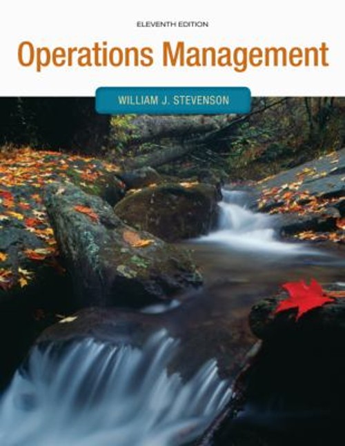 Operations Management Hardcover William J. Stevenson