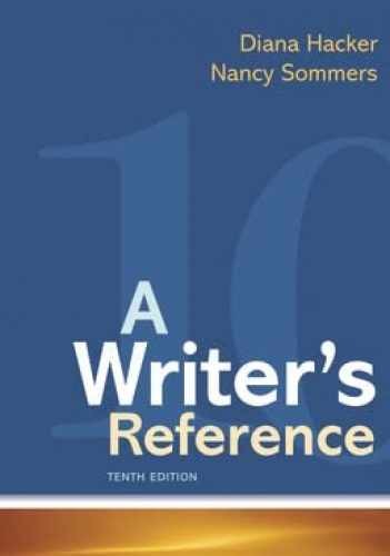 A Writer’s Reference (Paperbound) – Paperback, by Diana Hacker – Acceptable