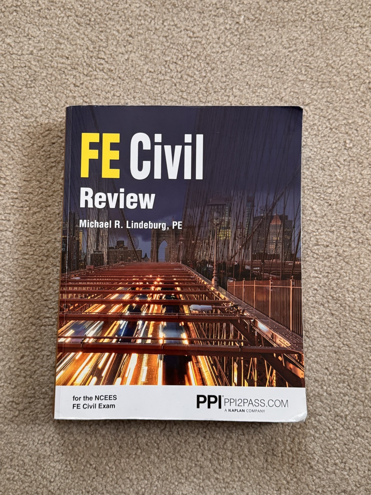 Lindeburg PPI FE Civil Review – A Comprehensive FE Civil Review Manual