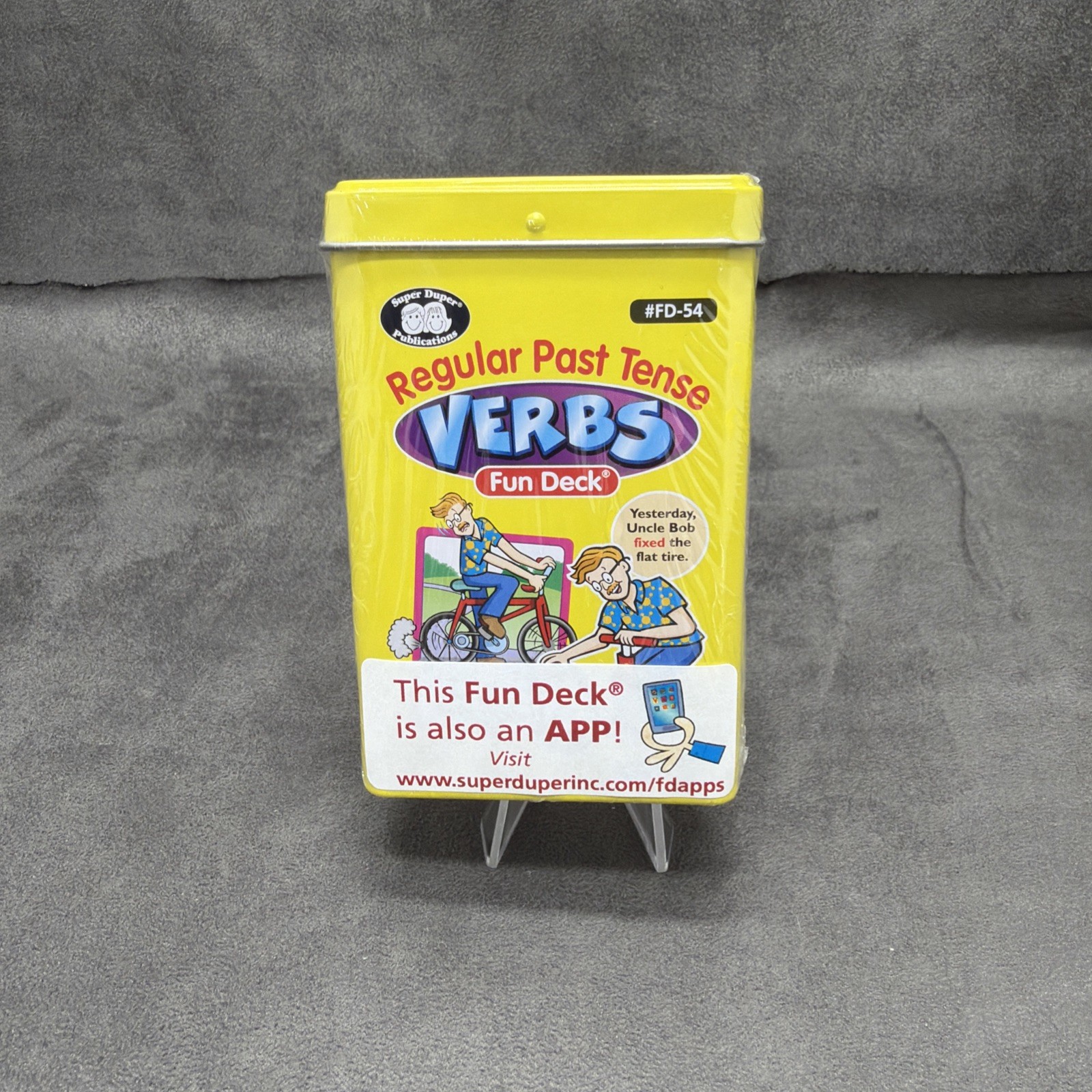 Super Duper Regular Past Tense Verbs Fun Deck #FD-54 Flash Cards