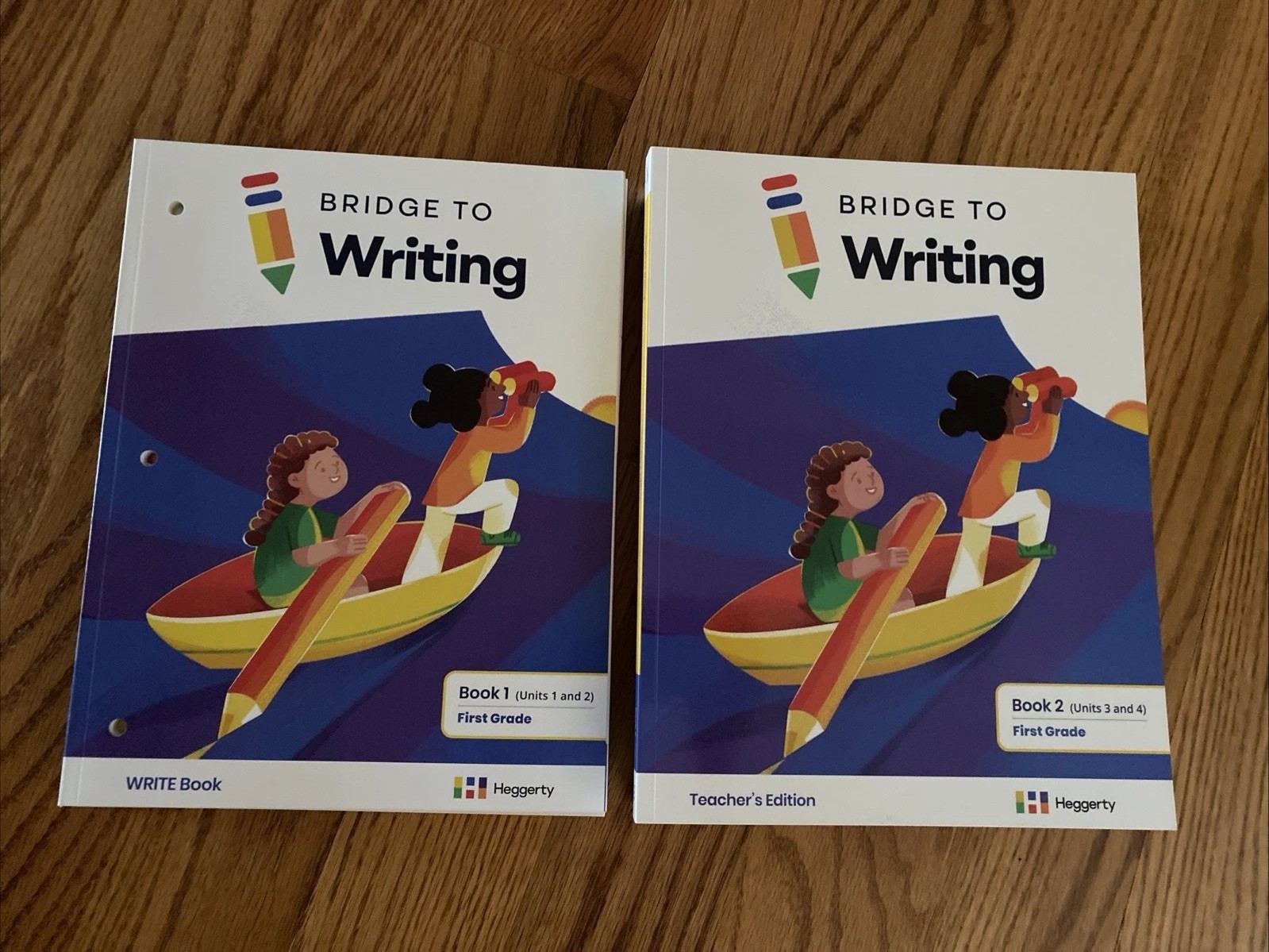 Heggerty Bridge to Writing Write Grade 1 Books 1&2 Units 1-4