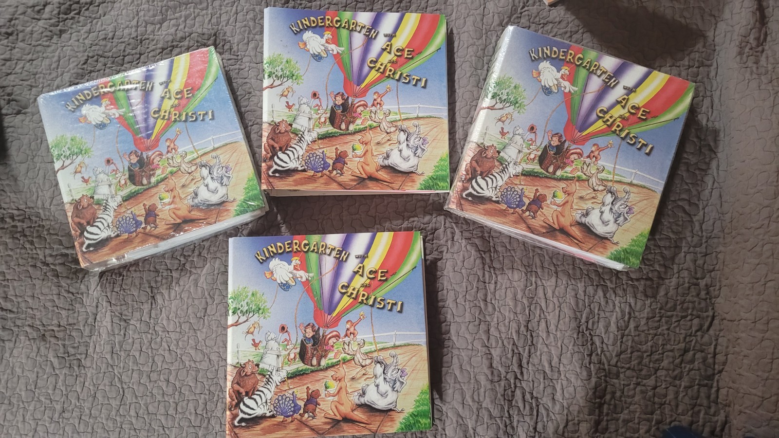 Kindergarten with Ace and Christi Teacher Kit. only 1 book used. 3 brand new!