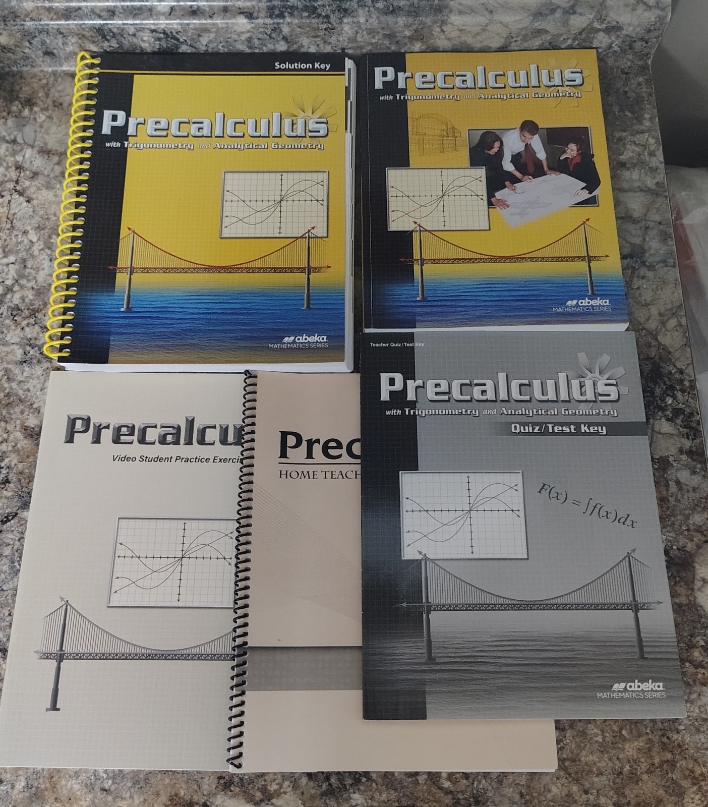 Abeka Precalculus: Textbook, Solution Key, Quiz/Test Key, Teacher Material