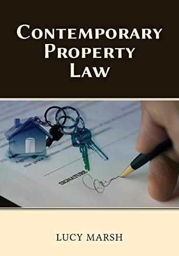 Contemporary Property Law – Paperback, by Marsh Lucy – Very Good