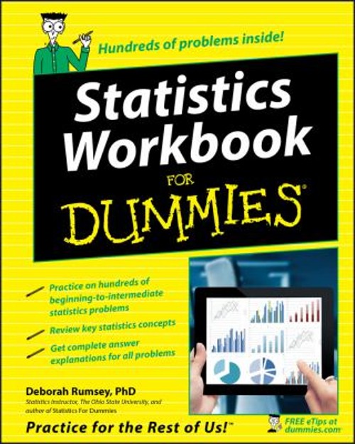 Statistics Workbook for Dummies Paperback Deborah Rumsey