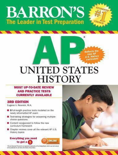 Barron’s AP United States History, 3rd Edition by Eugene V. Resnick (2016, Trade