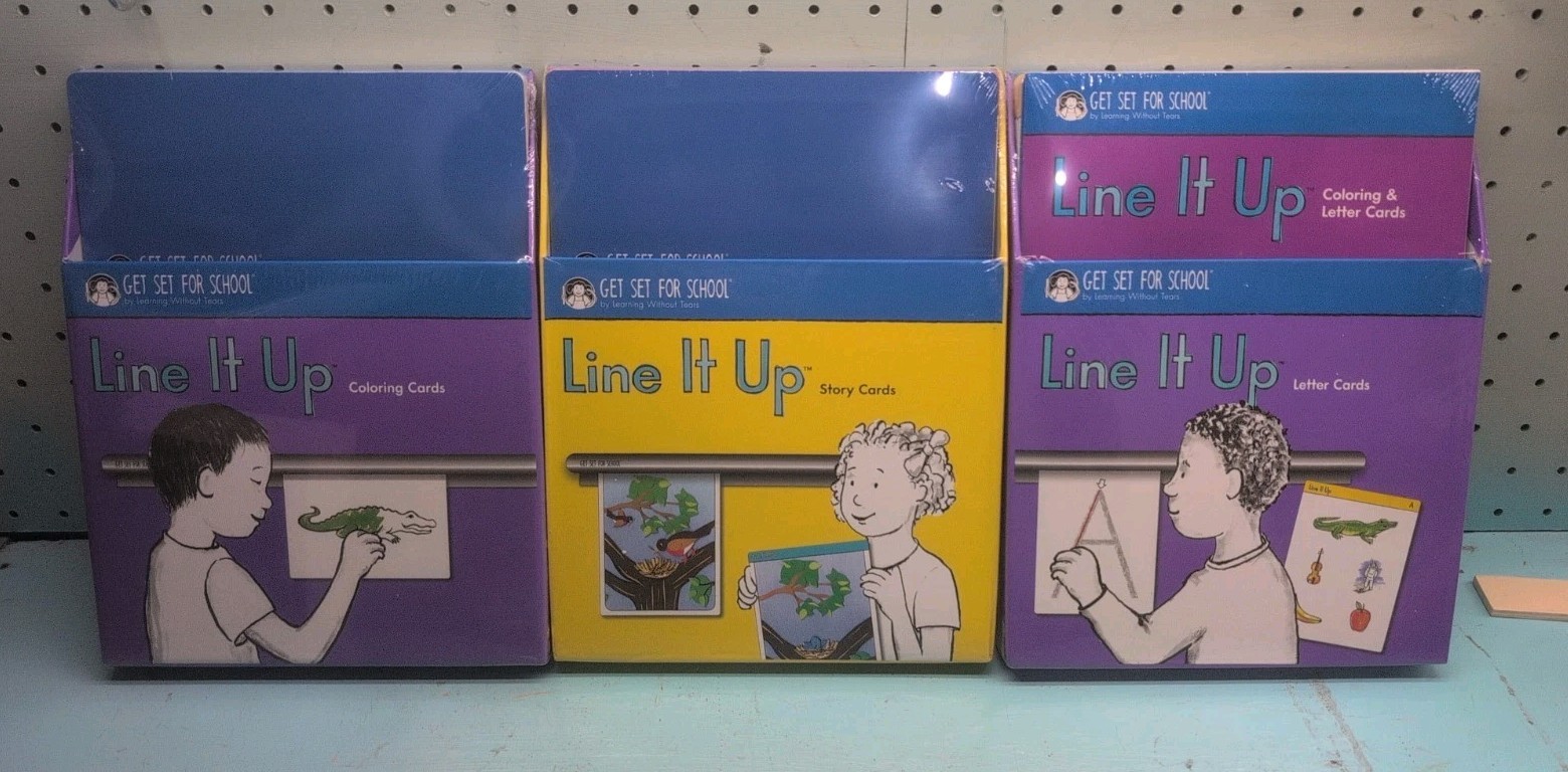 Learning Without Tears – Line It Up – Coloring, Letter, & Story Cards New Sealed