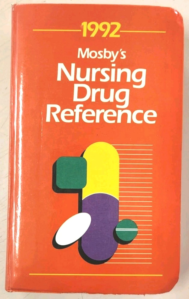 Mosby’s Nursing Drug Reference 1992 HC Book Linda Skidmore-Roth, R.N. M.S.N. N.P