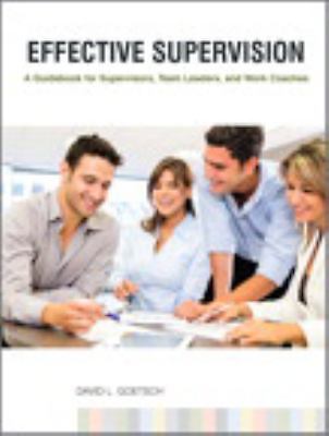 Effective Supervision: A Guidebook fo- 9780130315830, paperback, David L Goetsch