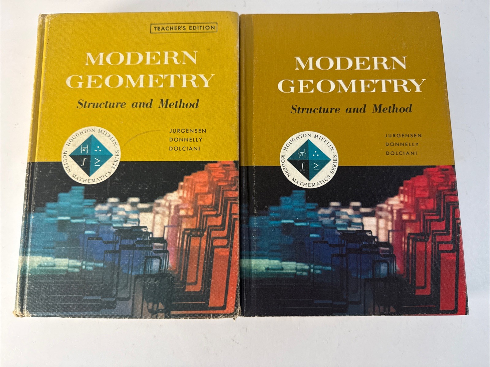 Modern Geometry Structure and Method Jurgensen, Dolciani 1965, Student & Teacher