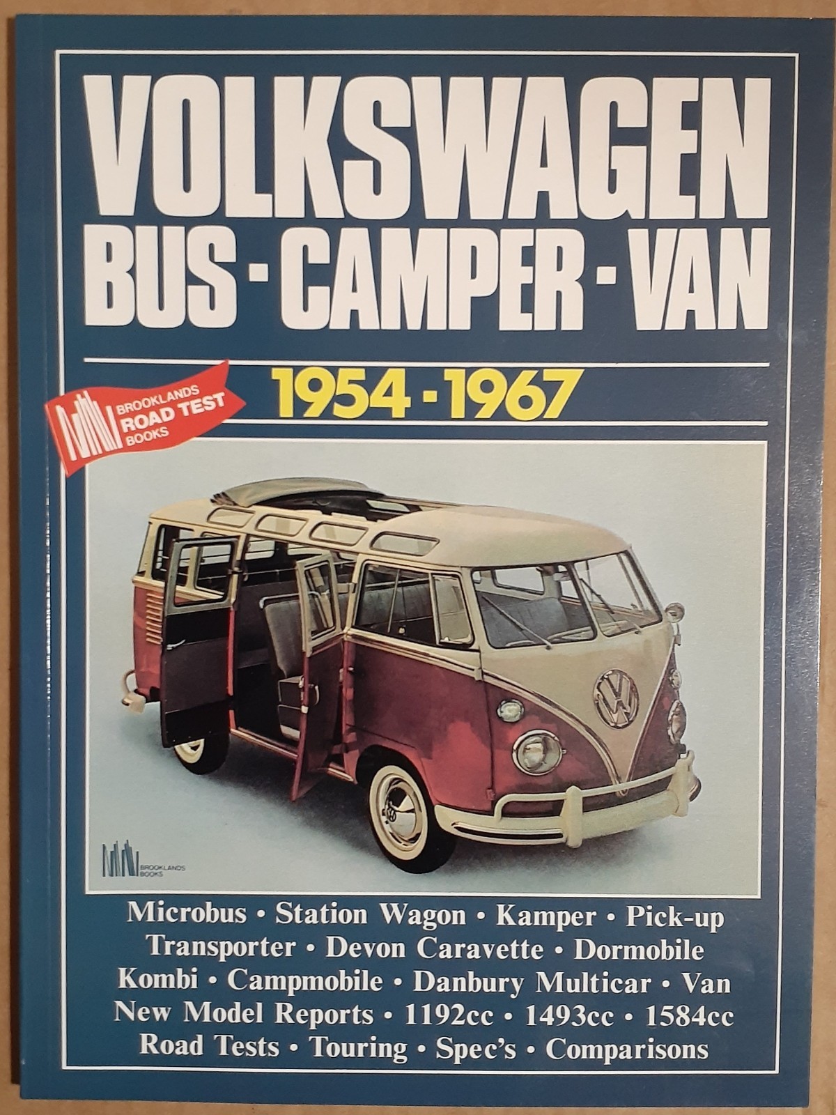 Volkswagen Bus/Camper/Van 1954-1967 Motorbooks Brooklands Books VG Shape