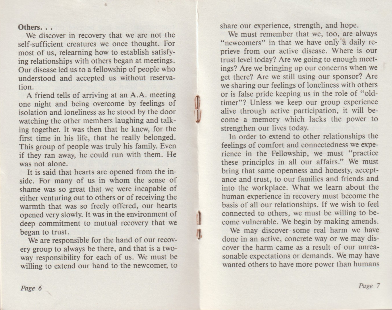 Pocket Power Series: Loneliness by Hazelden (1986) Alcoholics Anonymous