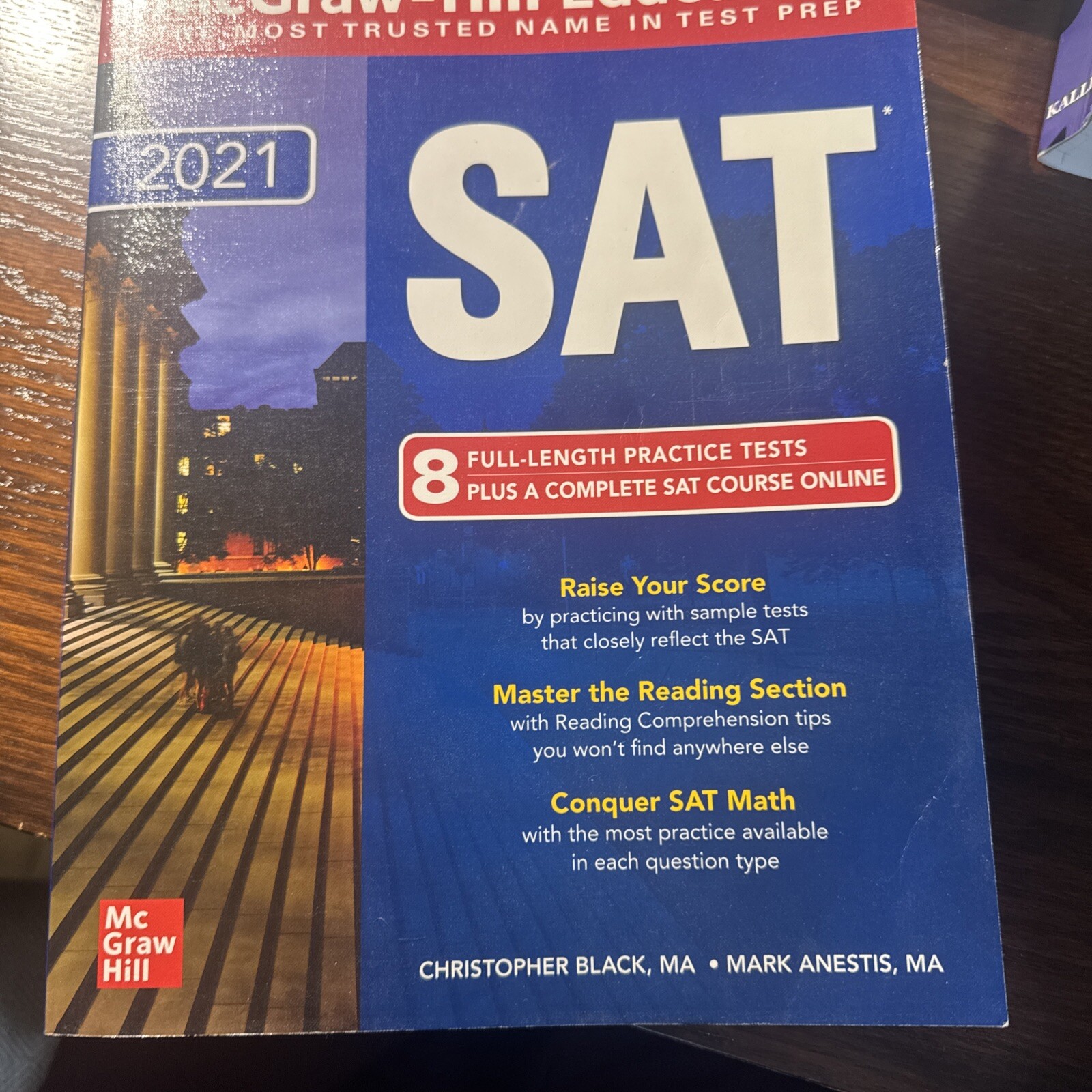 McGraw Hill SAT Practice by McGraw Hill (2021 Trade Paperback)