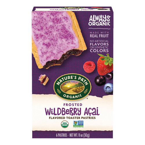 Organic Frosted Wildberry Acai 11 Oz(Case Of 12) By Natures Path