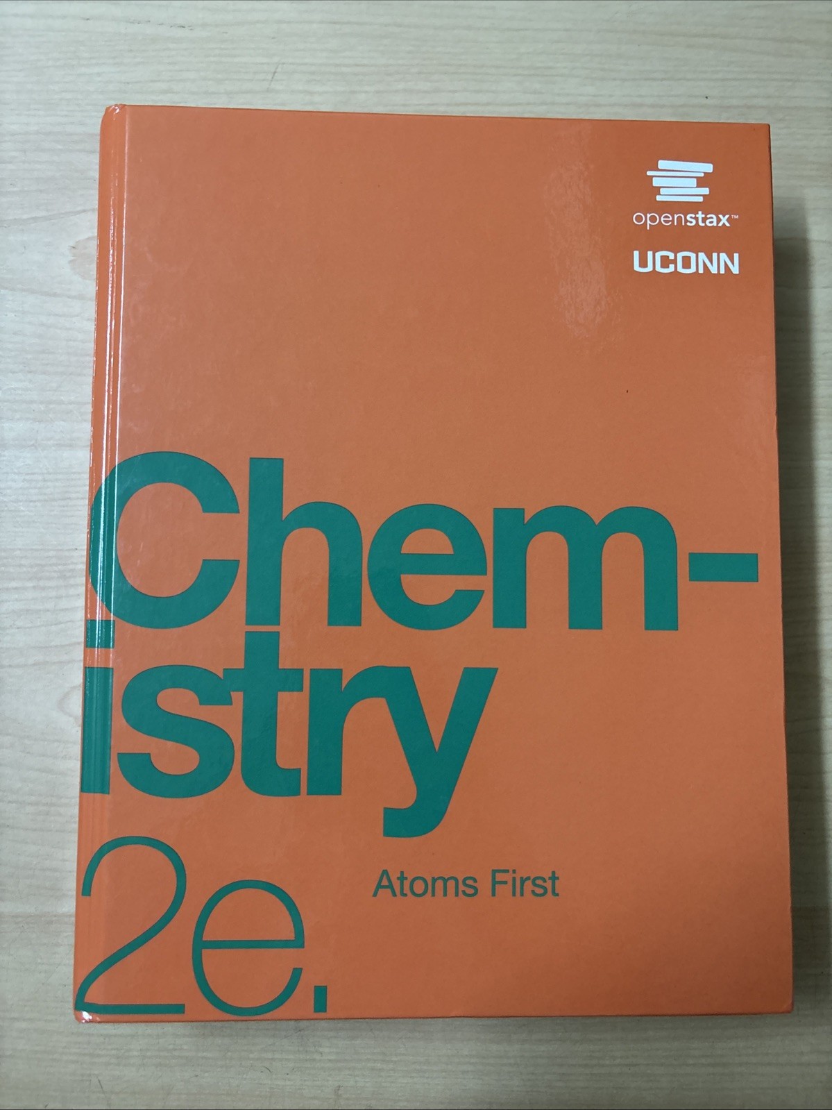 OpenStax UCONN Chemistry Atoms First 2e Hardcover Color Version 2nd Edition VG