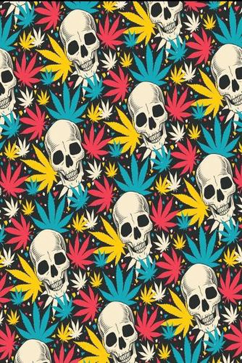 120 Pages DINA5: Cannabis Graphic Jorunal Book For Marijuana Smoker 120 Pages DI