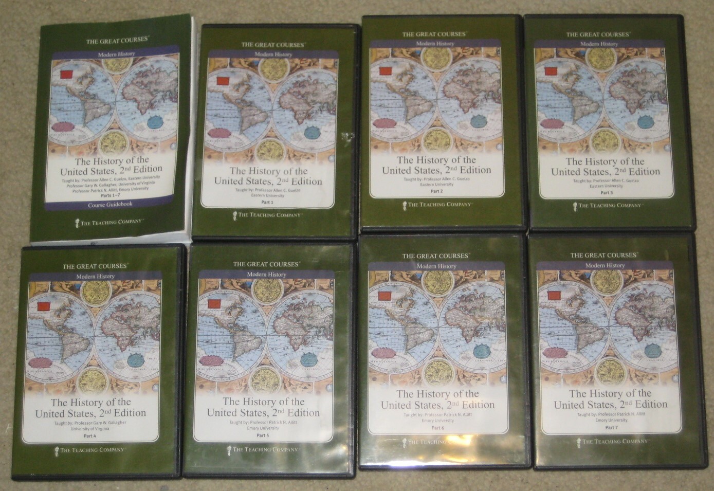 The History of the United States (2003, book, DVD) Great Courses Teaching Co.