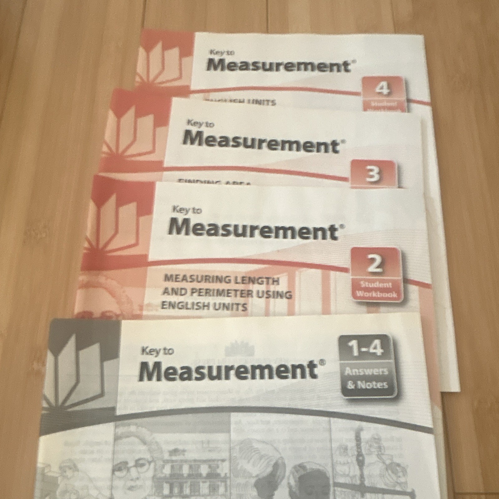 Key Curriculum Press Key to Measurement Workbooks Levels 2-4 & 1-4 Answer Book