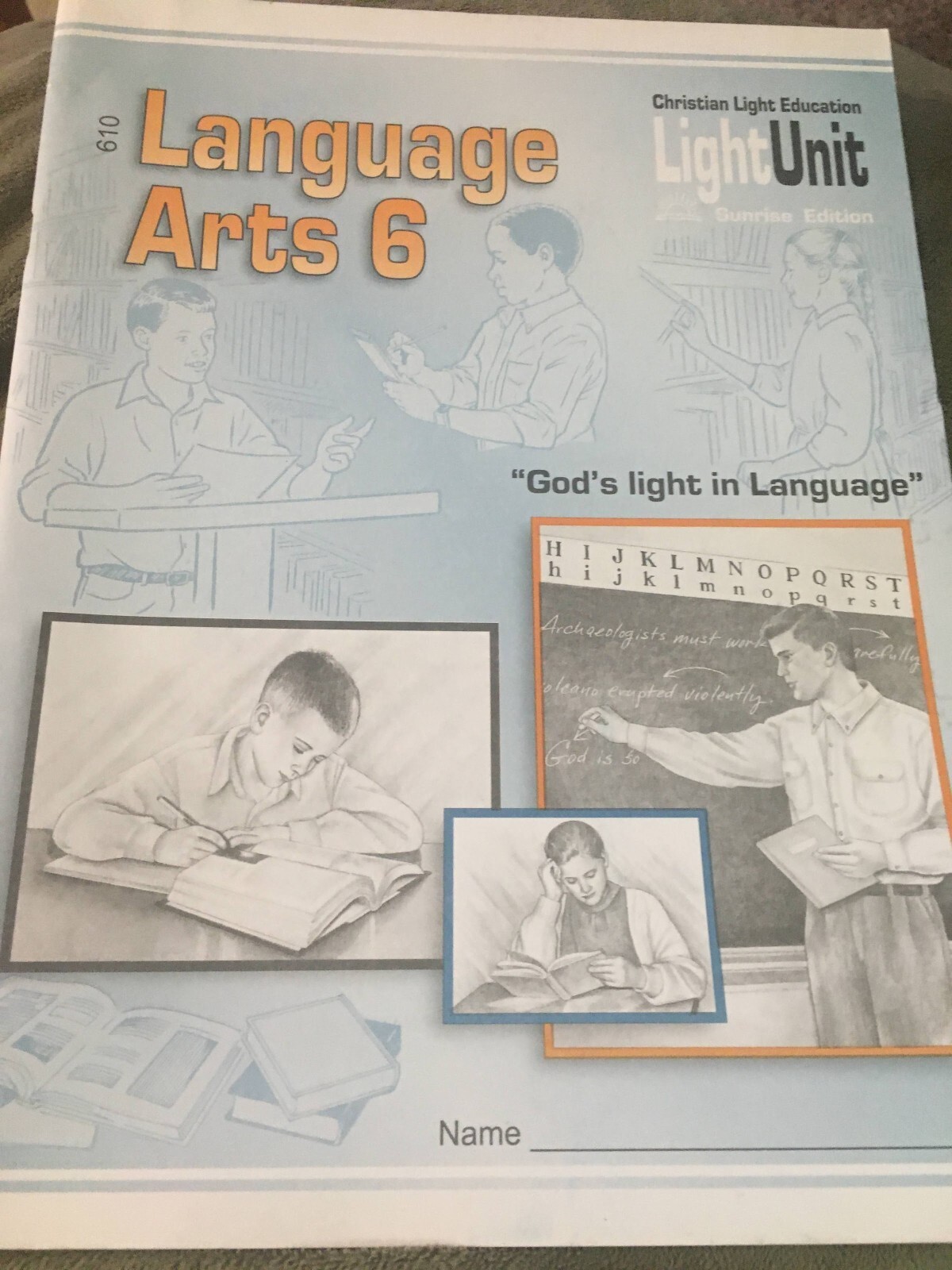 Christian Light Language Arts – LightUnit 610 – Clean