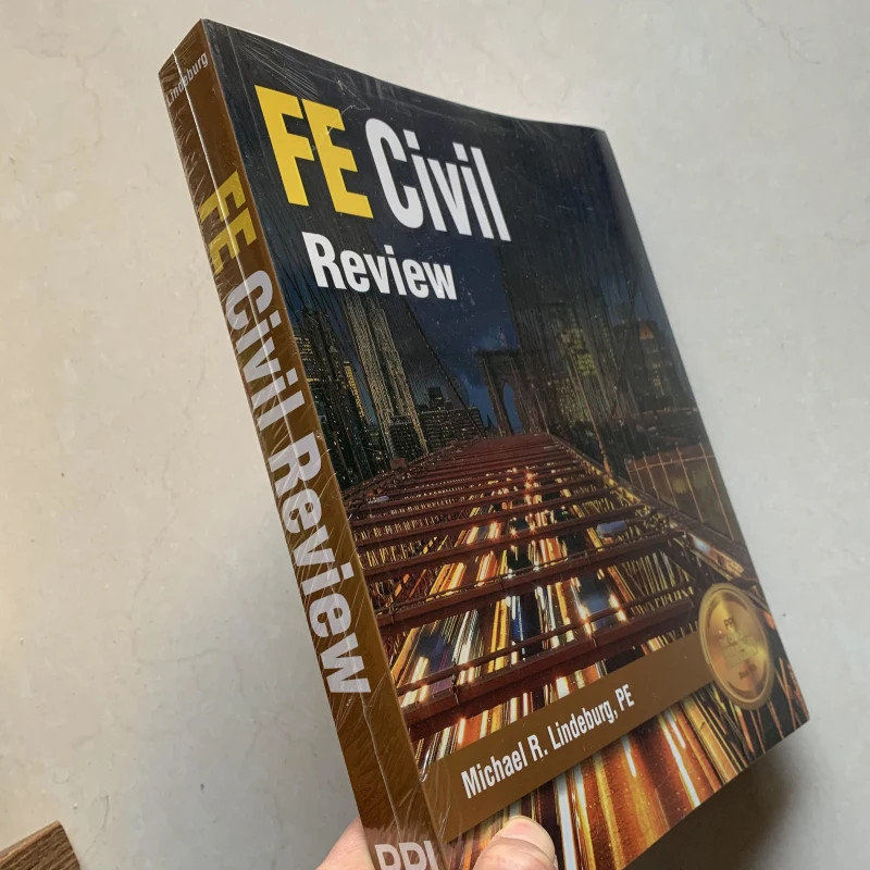 FE Civil Review Manual by Michael R. Lindeburg Fundamentals of Engineering Book