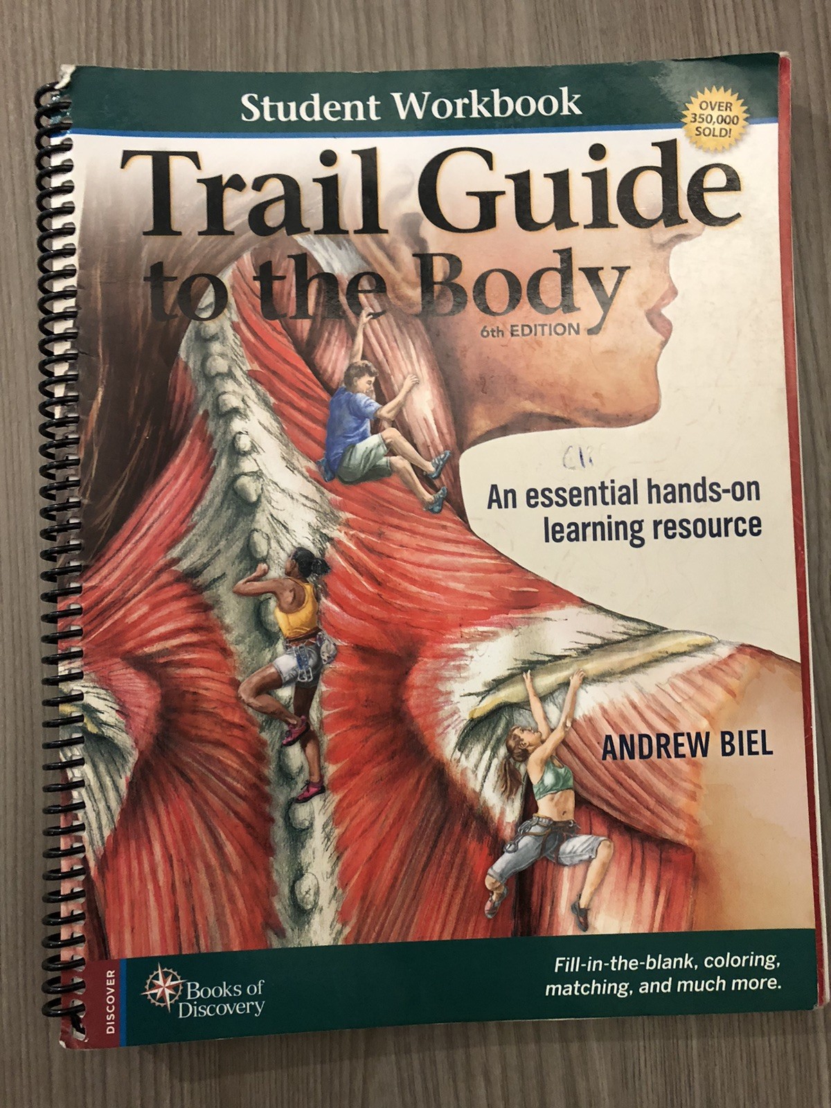 Student Workbook for Biel’s Trail Guide to the Body by Andrew Biel (2023, Trade