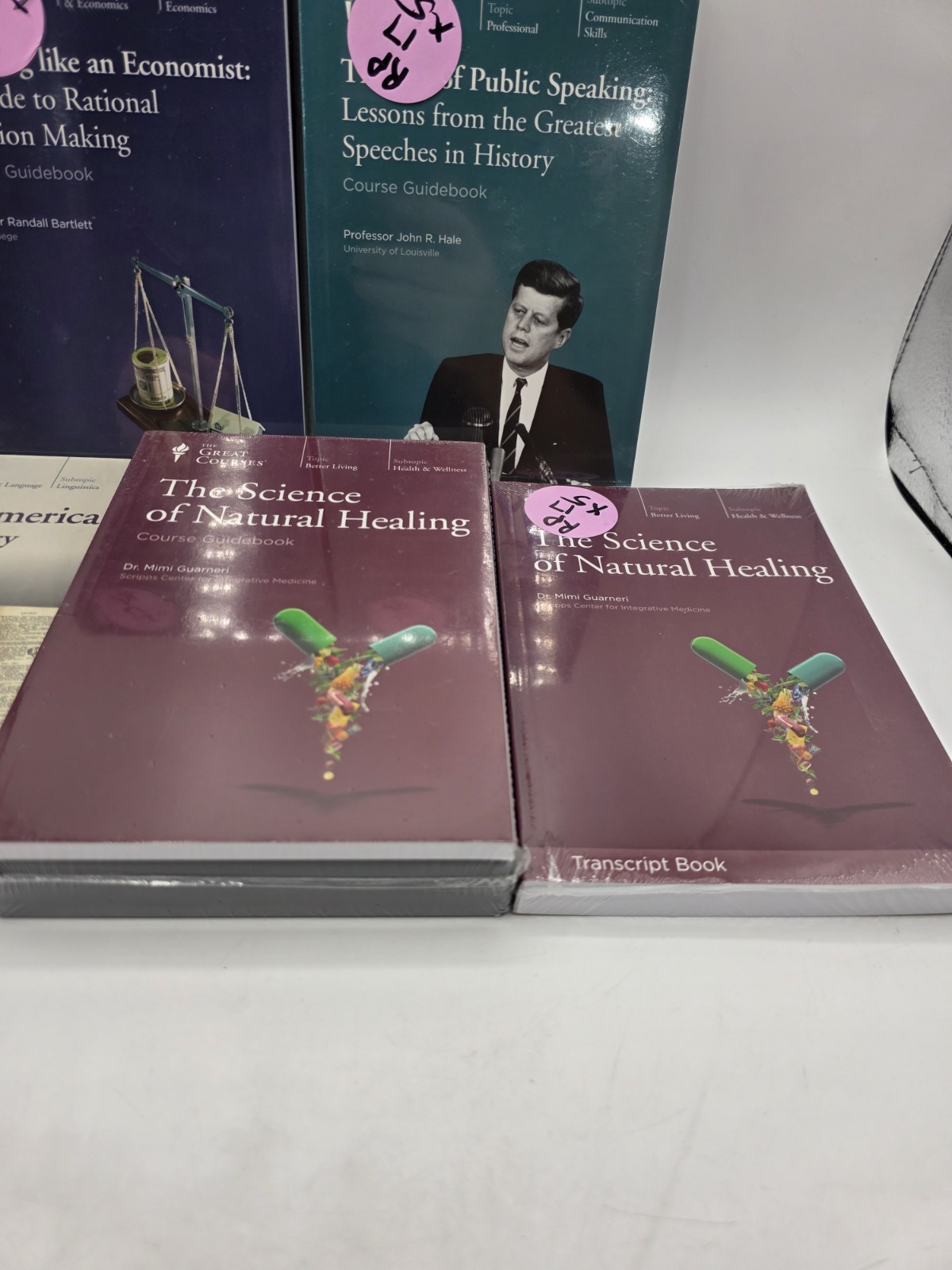 The The Great Courses SEALED NEW Lot Of 4 Speaking, Science Of Healing English