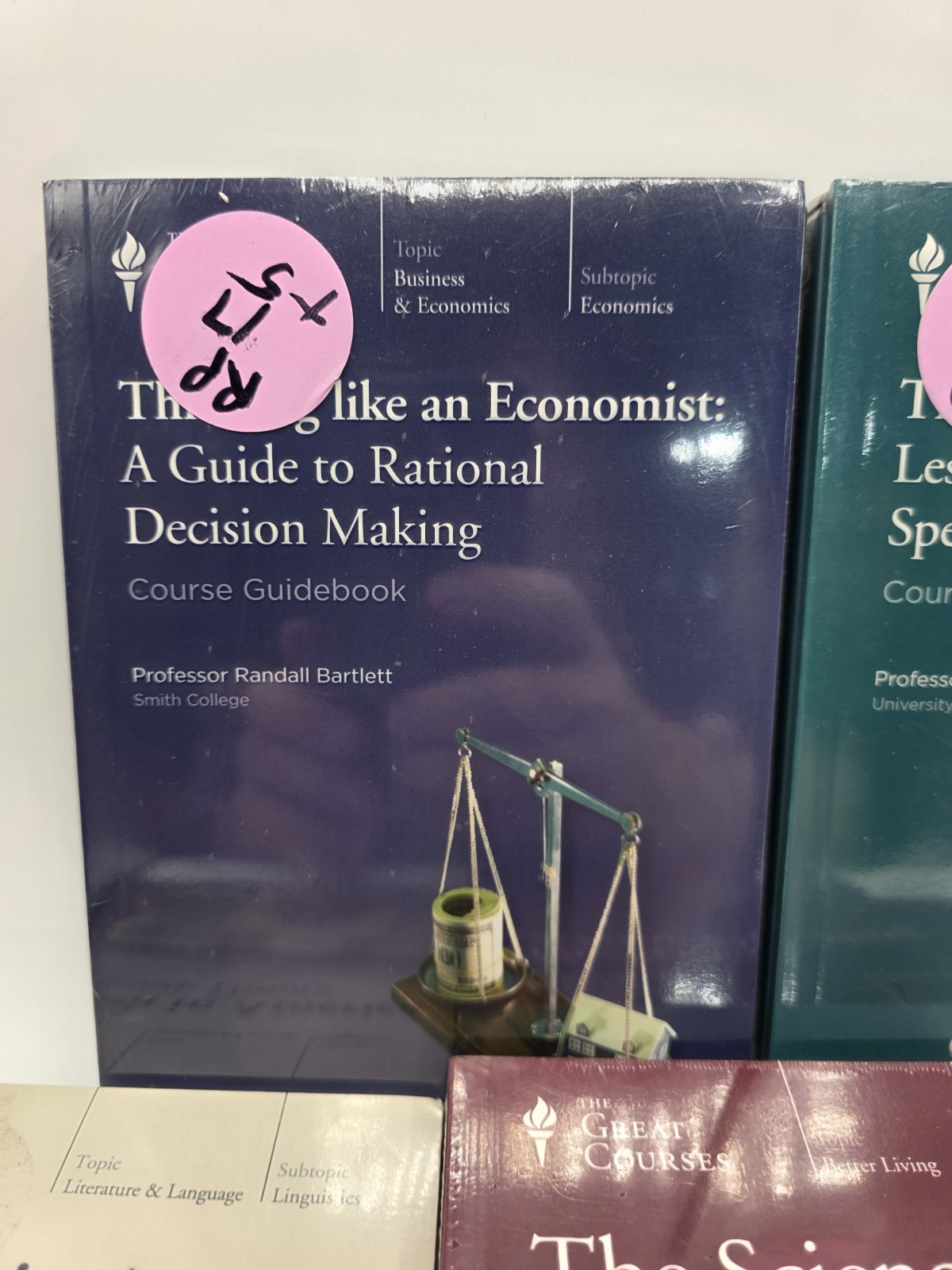 The The Great Courses SEALED NEW Lot Of 4 Speaking, Science Of Healing English