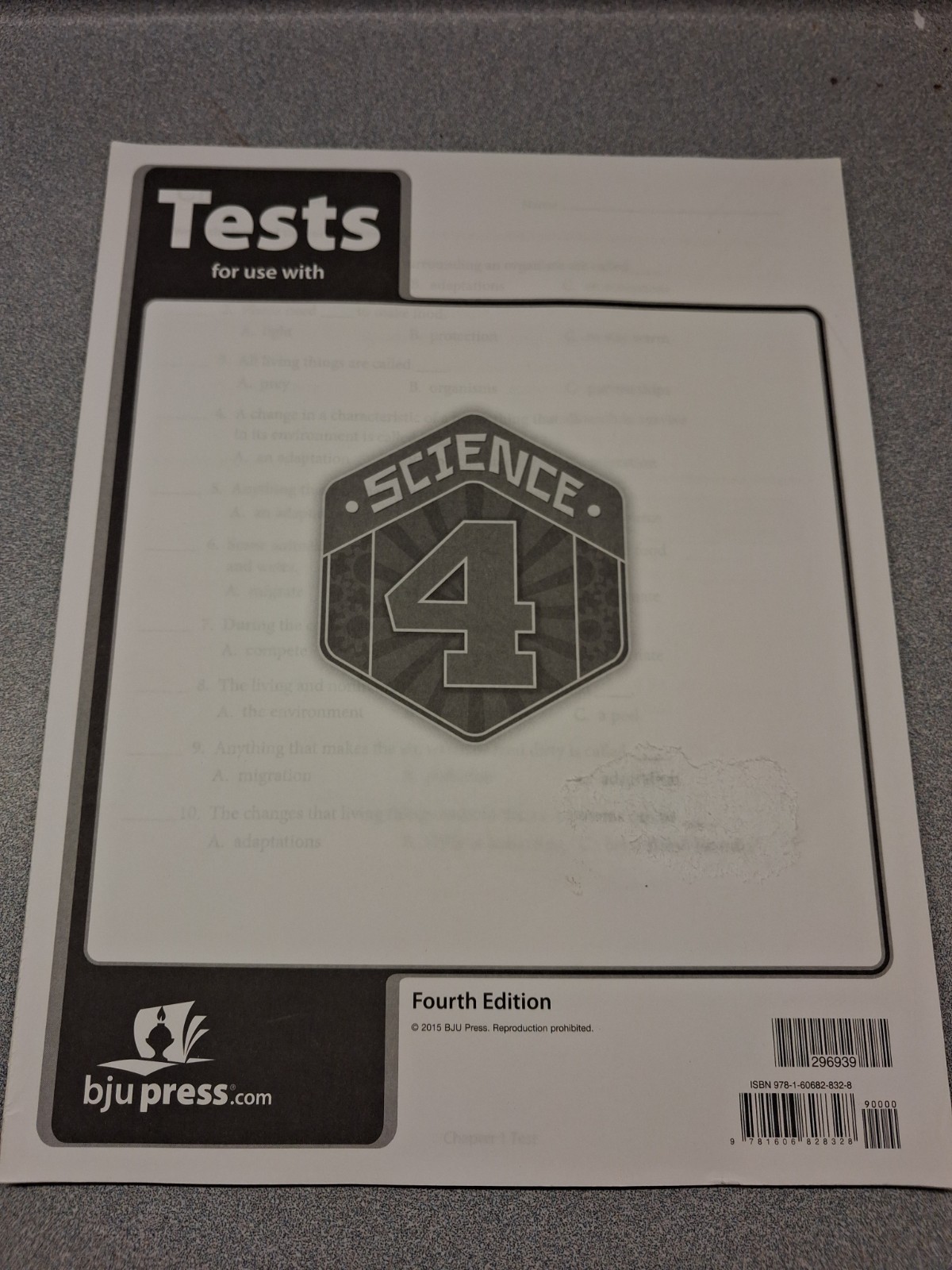 BJU Press Science 4 Child Kit New!!!!