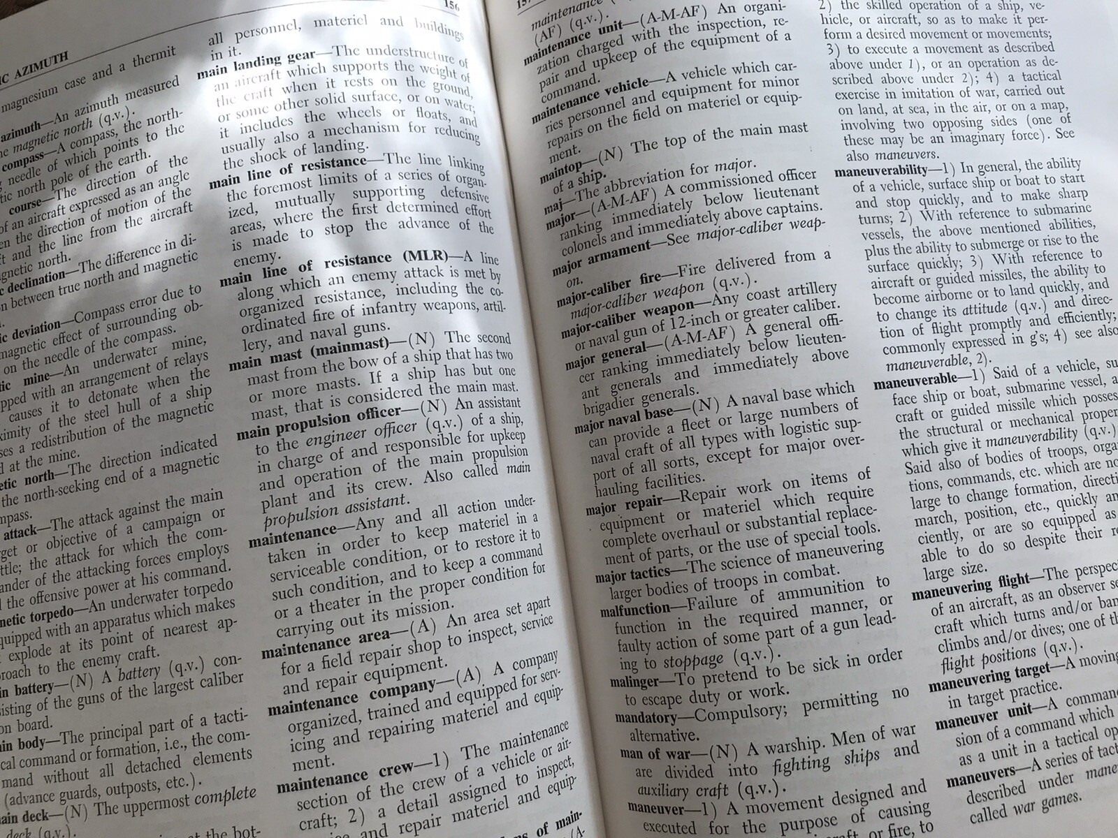The New Military and Naval Dictionary (English) 1951 Frank Gaynor Military Book