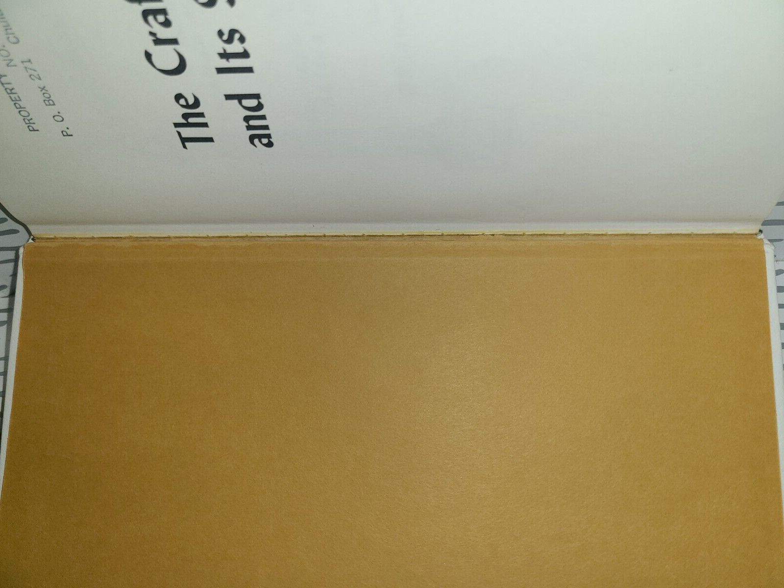 The Craft and Its Symbols by Allen E. Roberts Hard Cover Book 1974