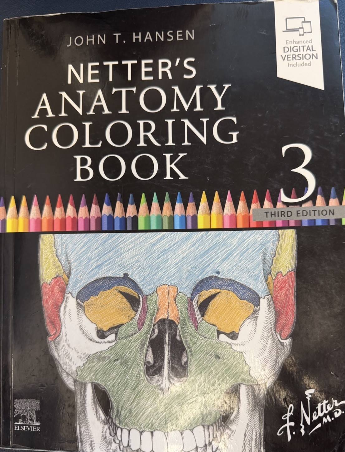 Netter’s Anatomy Coloring Book 3rd Edition See Pic Above For Ebook Version Info