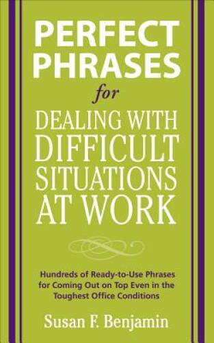 Perfect Phrases for Dealing with Difficult Situations at Work: Hund – VERY GOOD