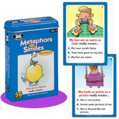 Super Duper Publications | Metaphors & Similes Fun Deck | Figurative Languag…