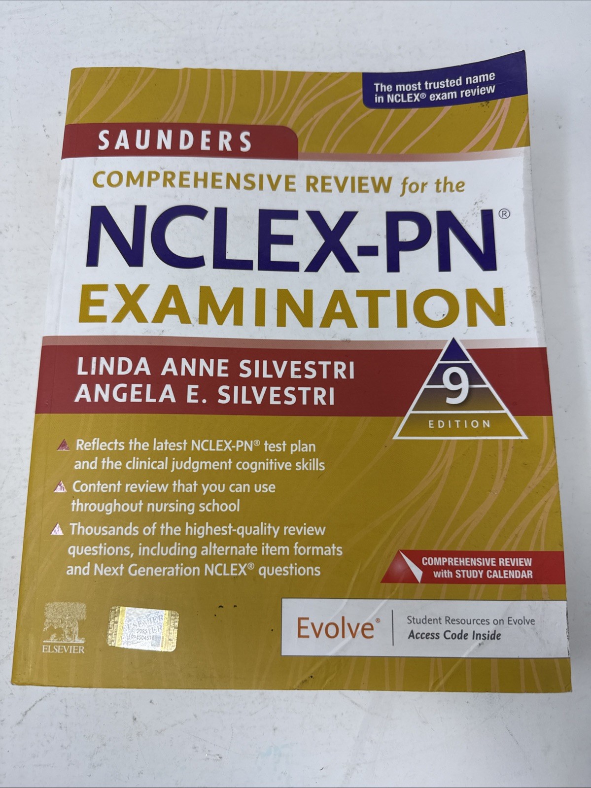 Comprehensive Review For The NCLEX- PN Exam 9th Ed *Unused W/ Cover Dam. W/code