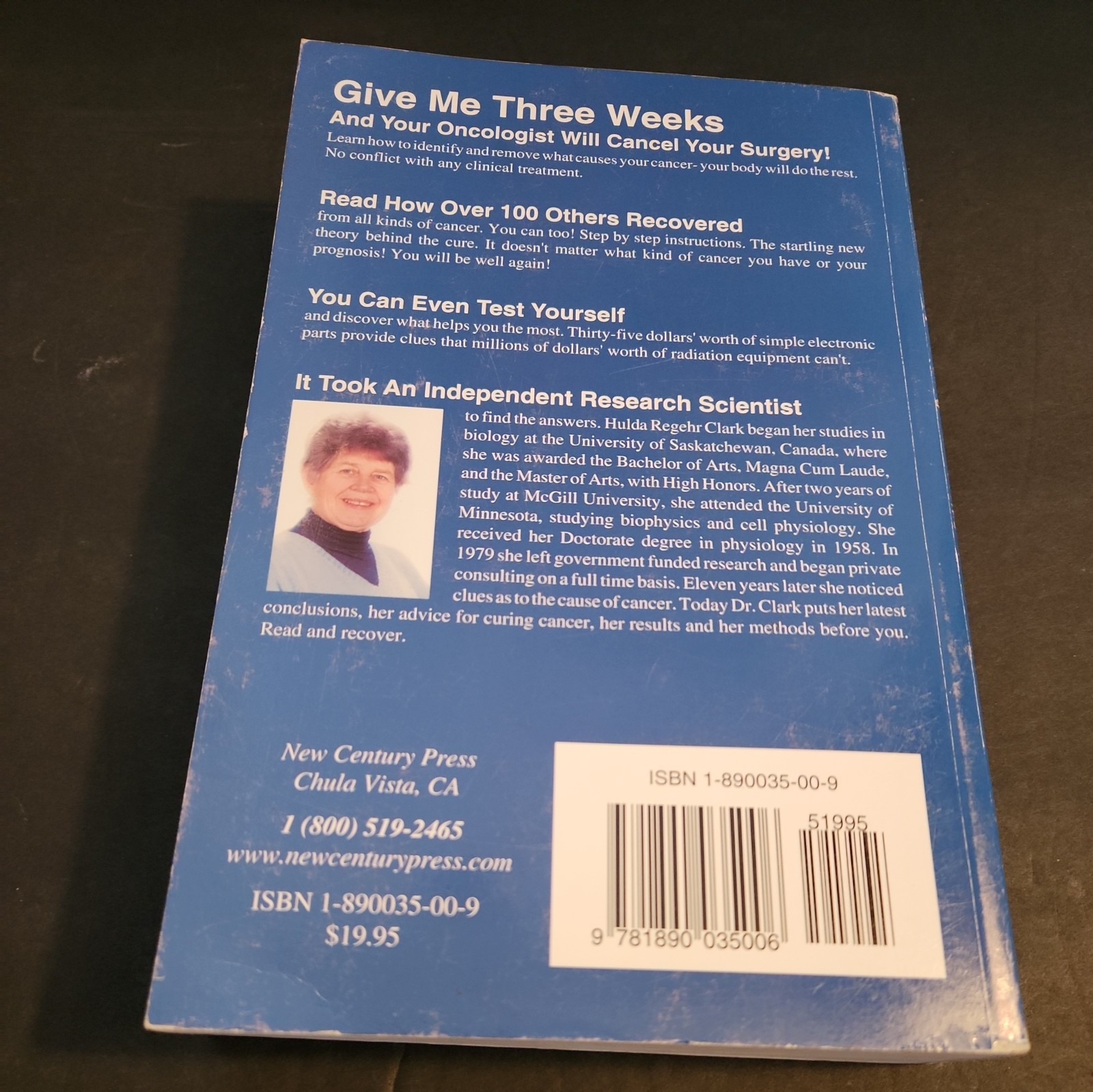 The Cure for All Cancers : With 100 Case Histories by Hulda Regehr Clark Paperba