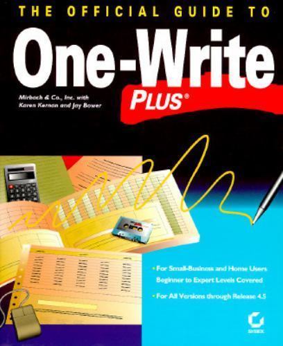 The Official Guide to One-Write Plus by