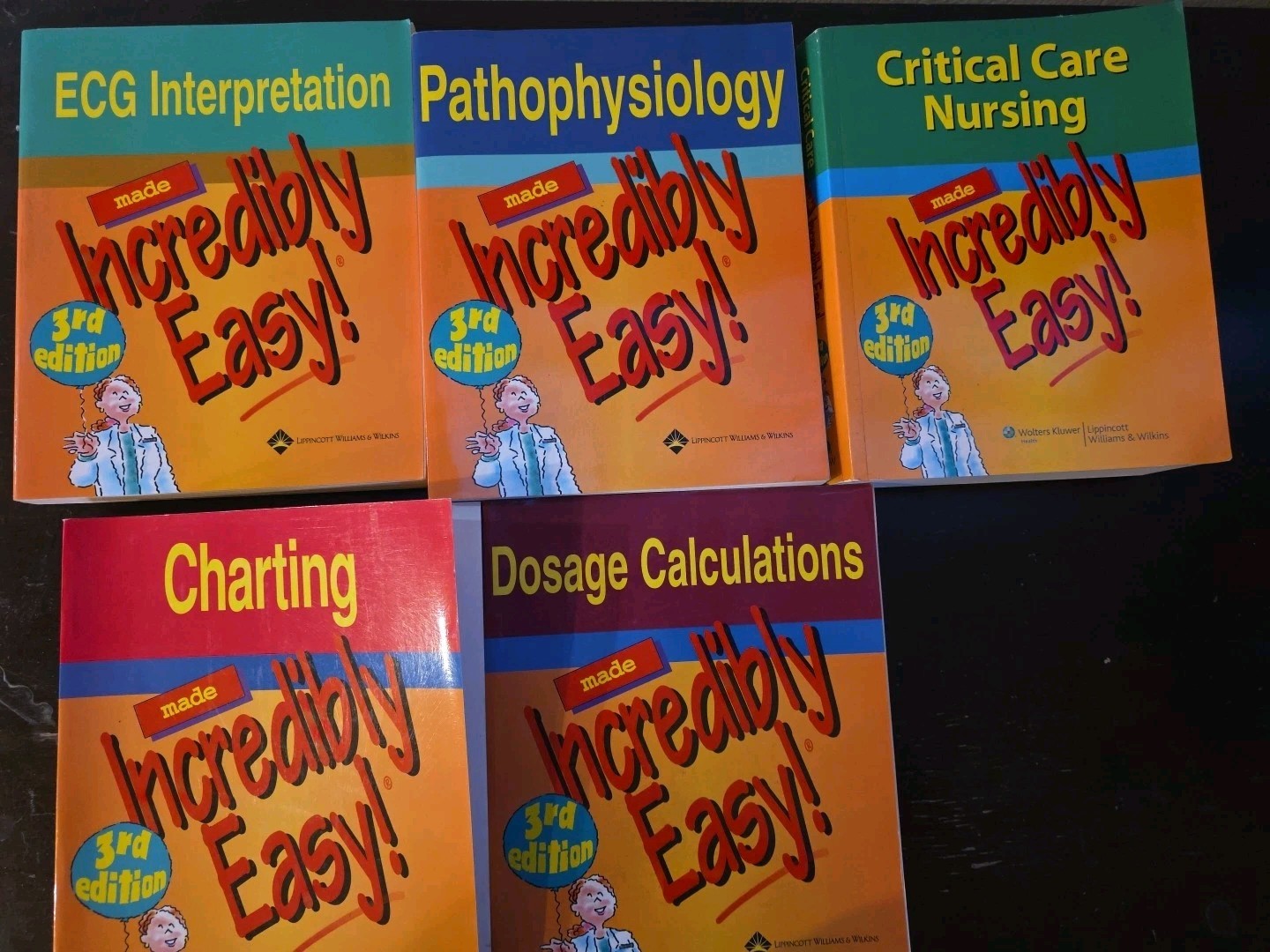 Incredibly Easy! 3rd edition: Critical Care, Patho, ECG, Charting, Dosage