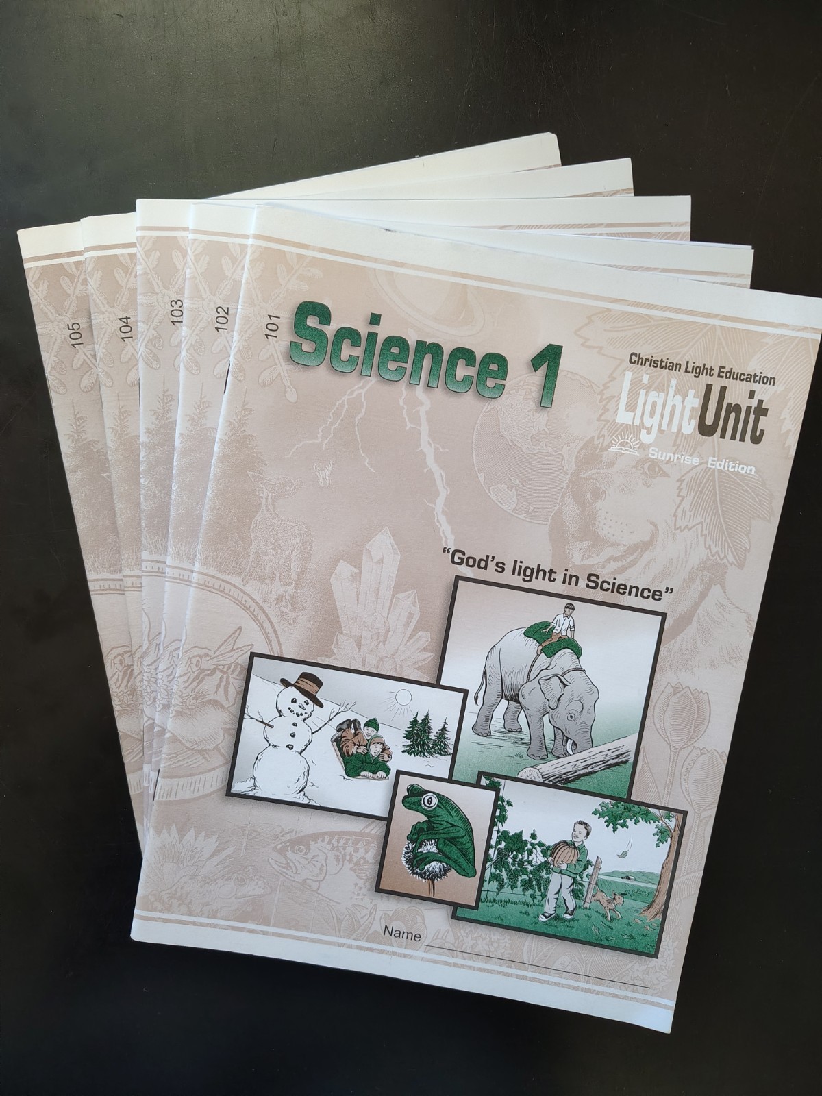 CLE Christian Light Grade 1 Science LightUnit Set