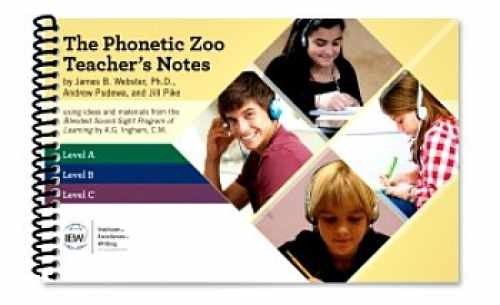 The Phonetic Zoo Teacher’s Notes – Spiral-bound, by Andrew Pudewa – Very Good